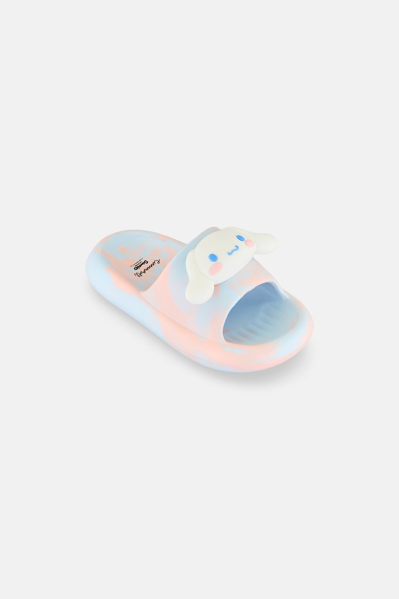 Kids Girl Cinnamoroll Slip On Slides, Multicolor