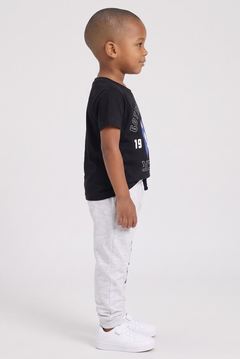 Toddlers Boy 2Pcs Short Sleeve Top And Pants Set, Multicolor