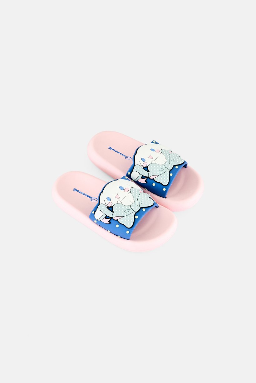Toddlers Girl Cinnamoroll Slip On Slides, Multicolor
