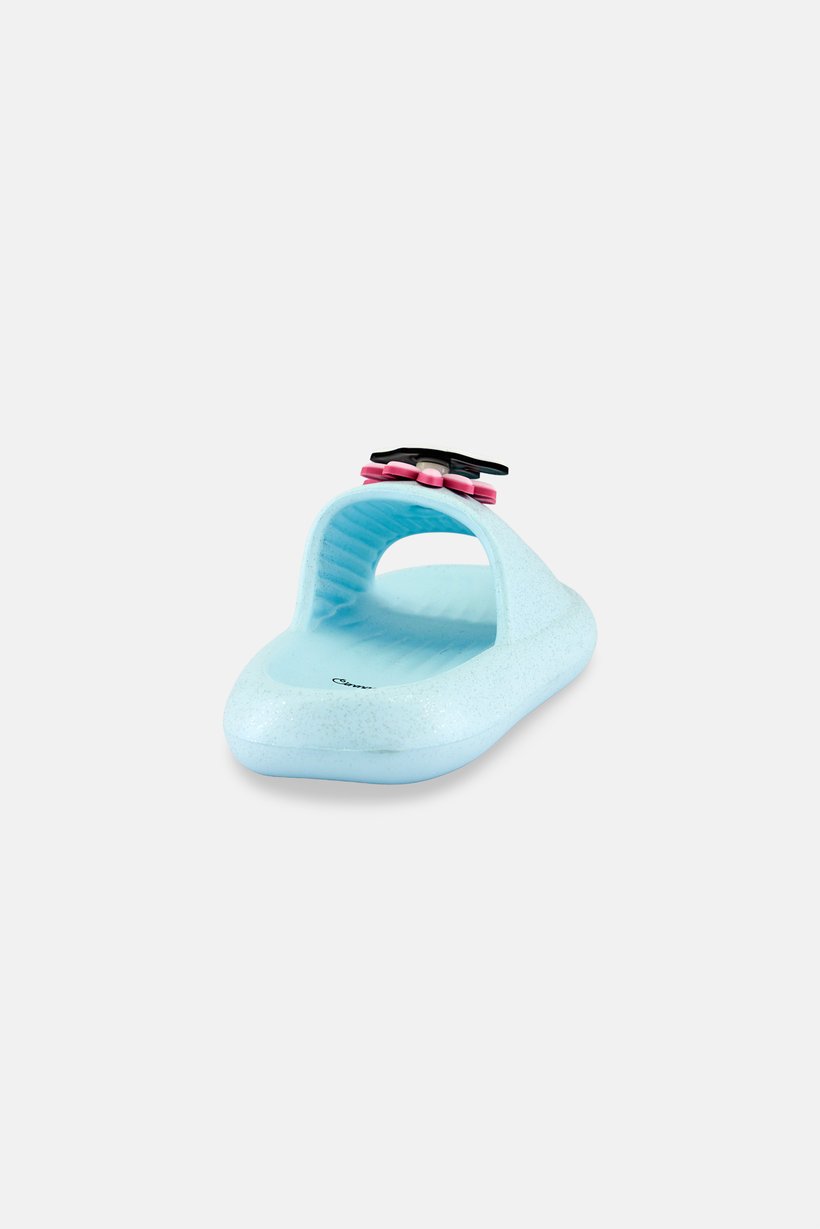 Kids Girl Sanrio Slip On Slides, Light Turquoise