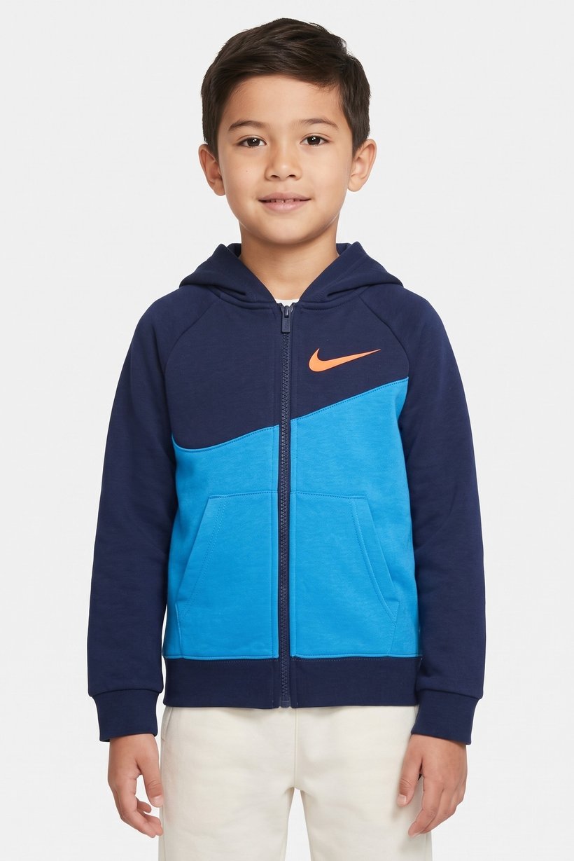Toddlers Boy Long Sleeve Brand Logo Hoodie, Multicolor