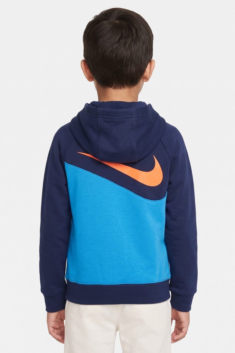 Toddlers Boy Long Sleeve Brand Logo Hoodie, Multicolor