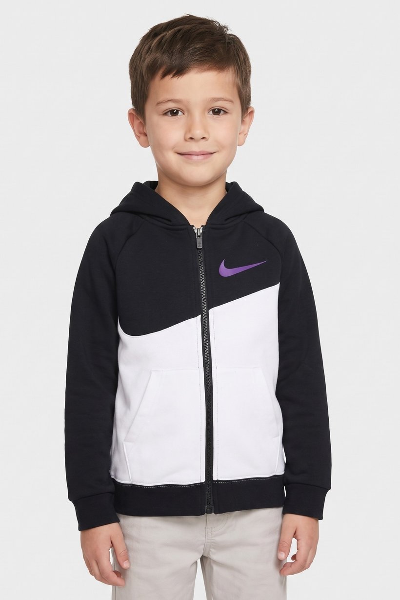 Toddlers Boy Long Sleeve Outdoor Hoodie, Multicolor