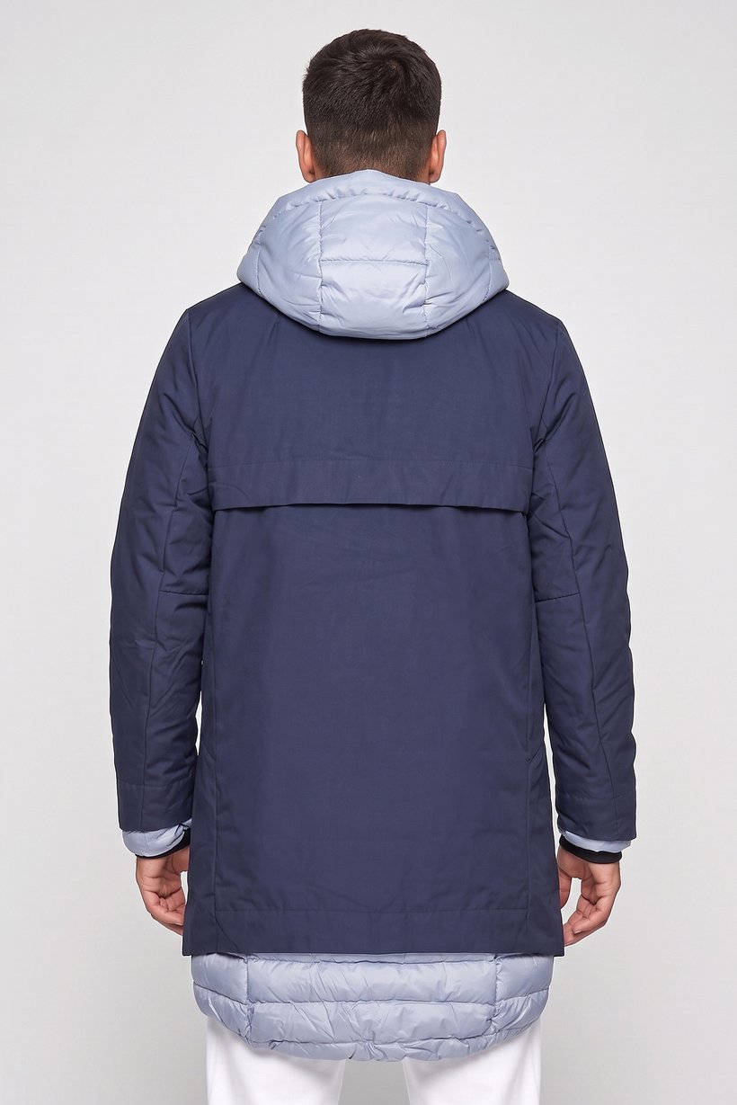 Men Sportswear Fit Outdoor Jacket, Navy