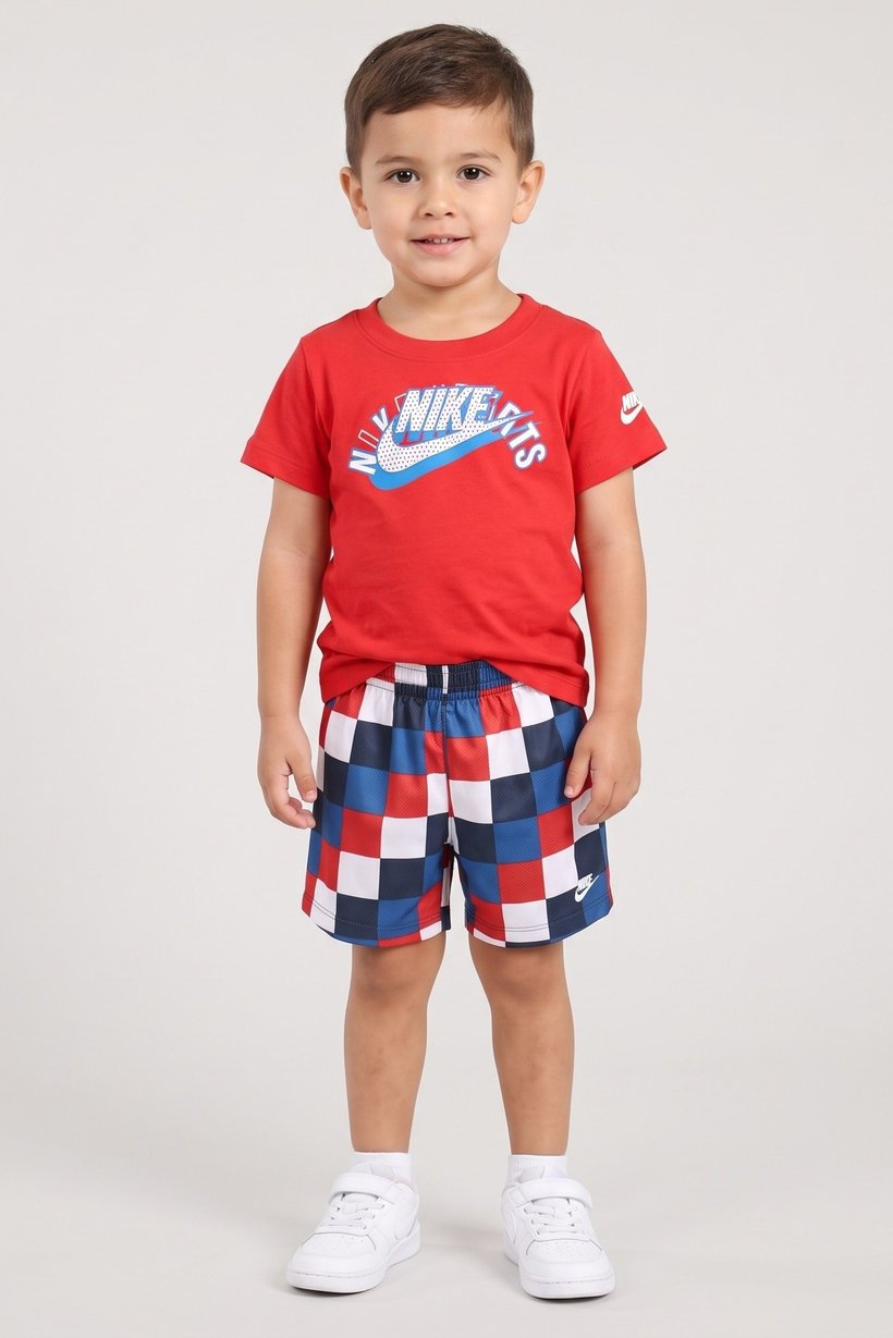 Toddlers Boy 2 Pcs Sportswear Fit Top And Short Set, Multicolot