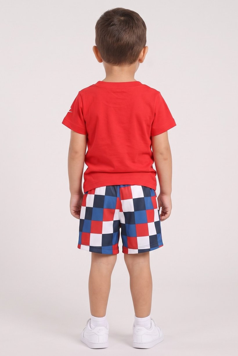 Toddlers Boy 2 Pcs Sportswear Fit Top And Short Set, Multicolot