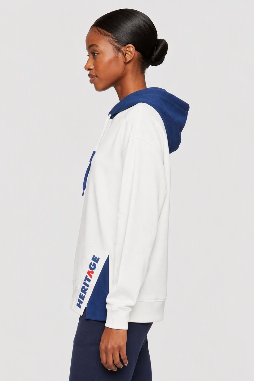 Women Sportswear Fit Long Sleeve Outdoor Hoodie, White