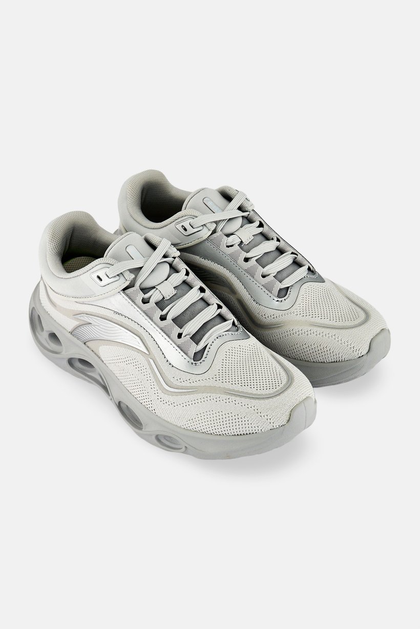 Men Cross Lace Up Training Shoes, Grey