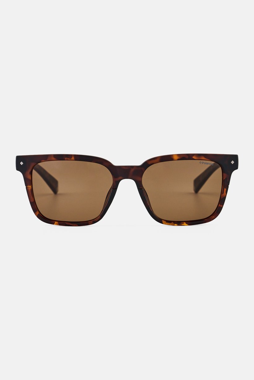 Men PLD 6044 S Square Sunglasses, Brown