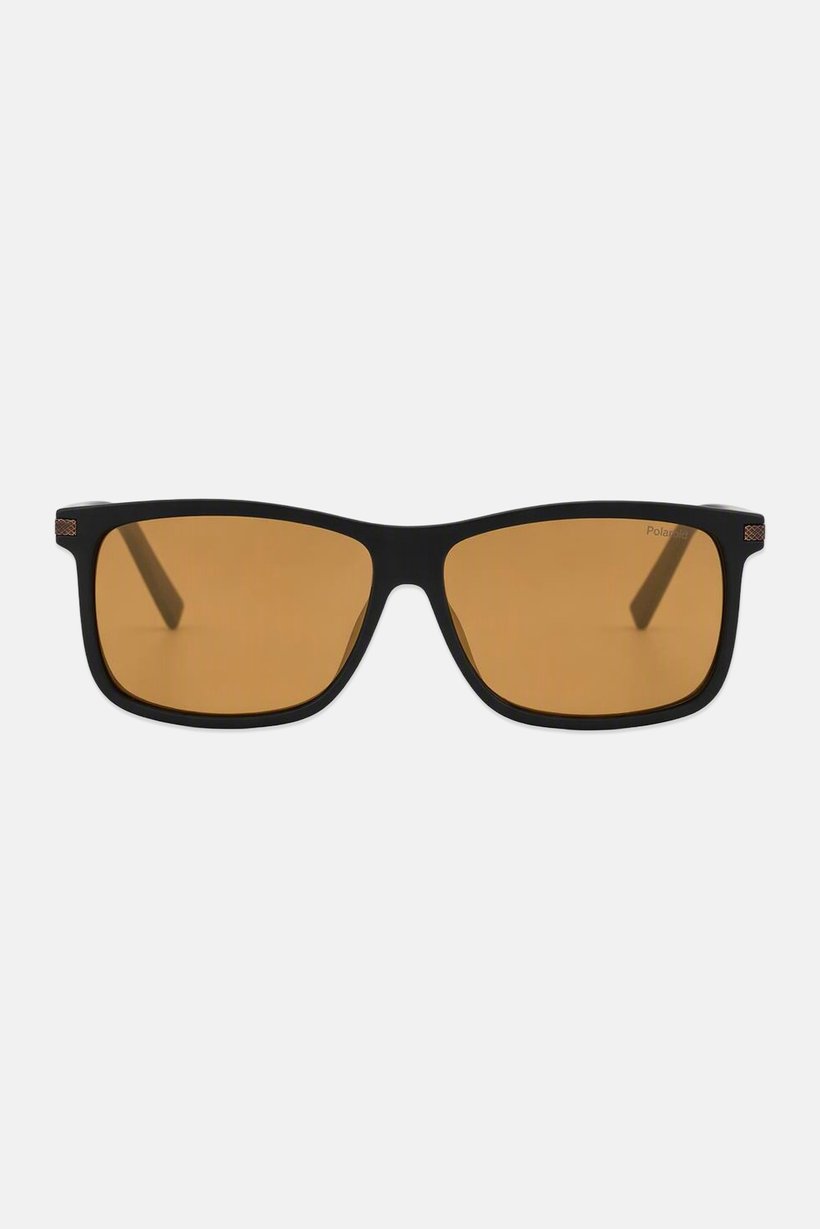 Men PLD 2075/S/X Rectangular Sunglasses, Black