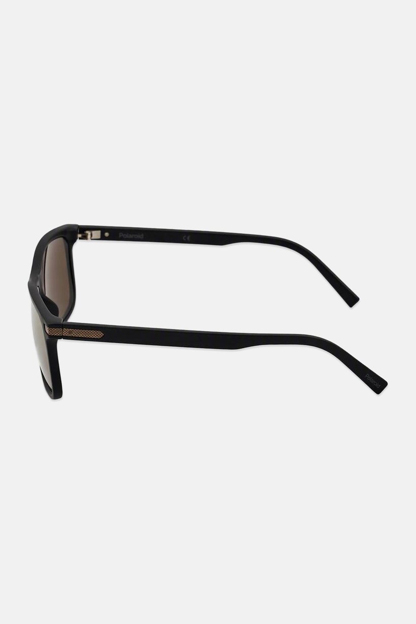 Men PLD 2075/S/X Rectangular Sunglasses, Black