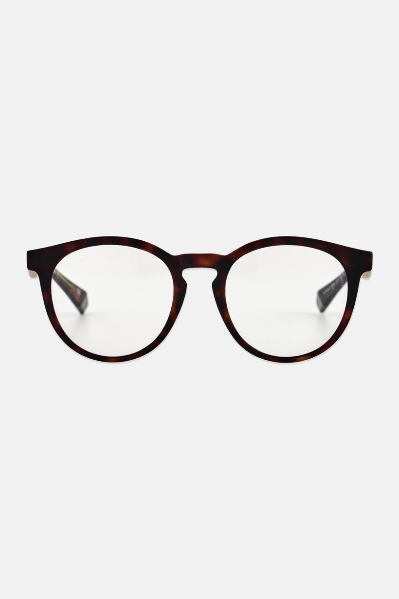 Men 205145N9P49UC Round Sunglasses, Havana