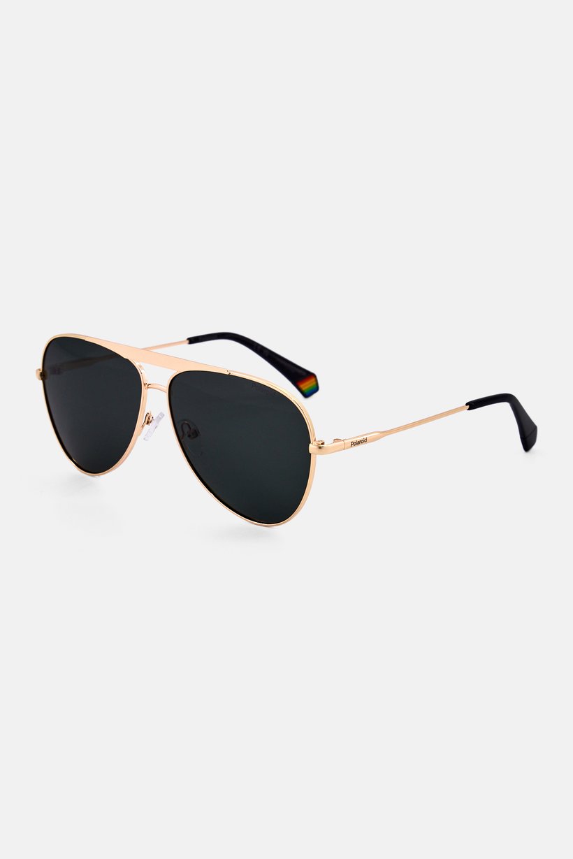Men PLD 6200 S X Aviator Sunglasses, Gold