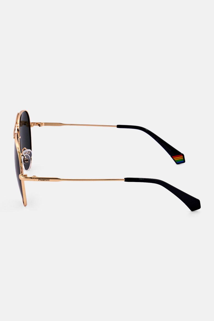 Men PLD 6200 S X Aviator Sunglasses, Gold