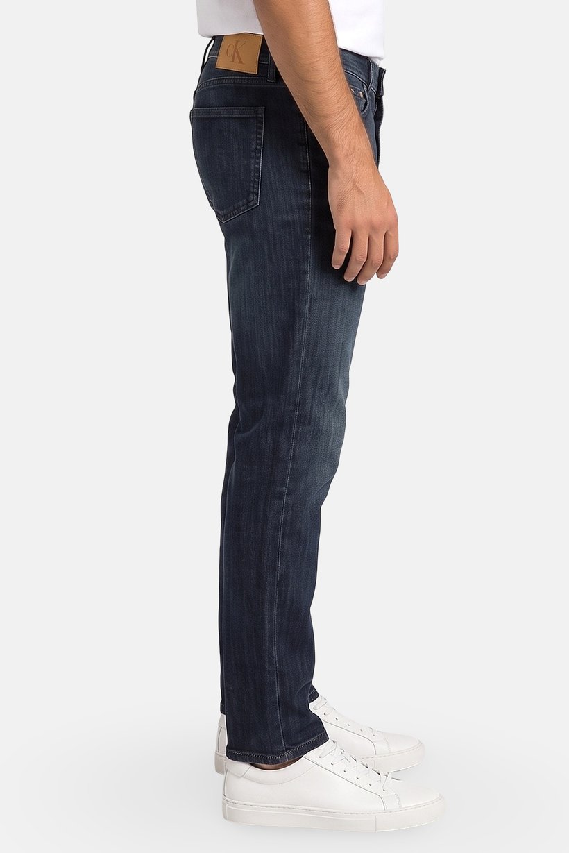 Men Slim Fit Washed Stretchable Jeans, Blue