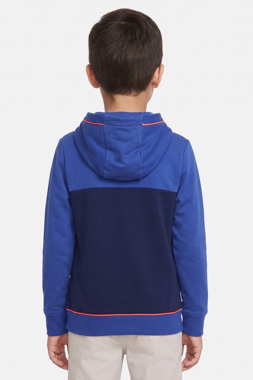 Kids Boy Sportswear Fit Long Sleeve Outdoor Hoodie, Blue