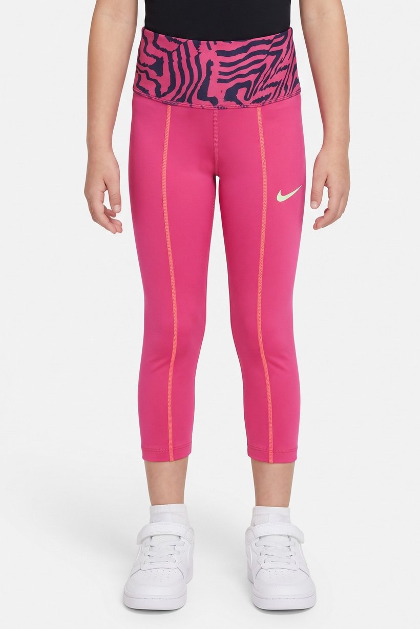 Toddlers Girl Dri Fit Training Leggings, Dark Fuchsia