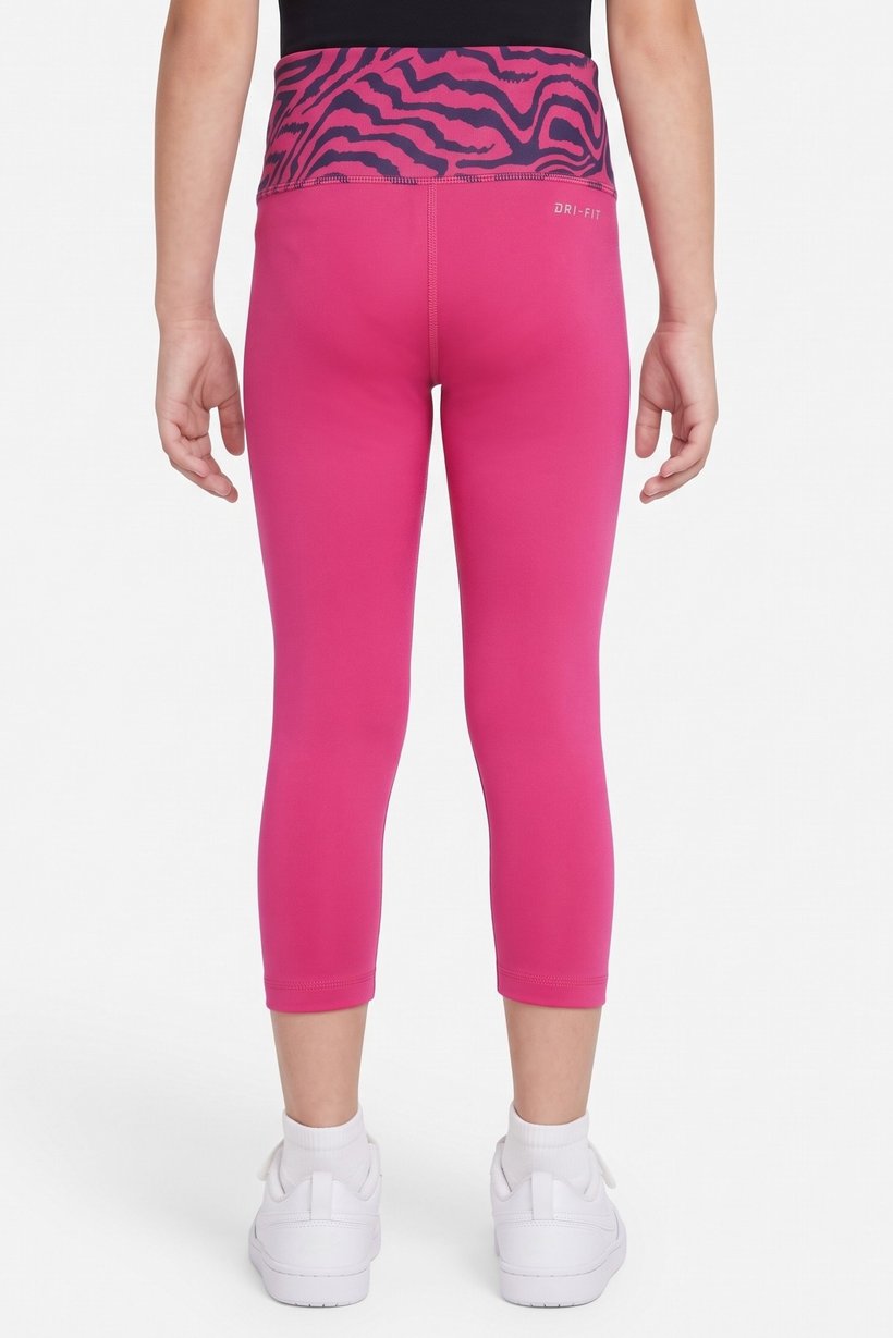Toddlers Girl Dri Fit Training Leggings, Dark Fuchsia