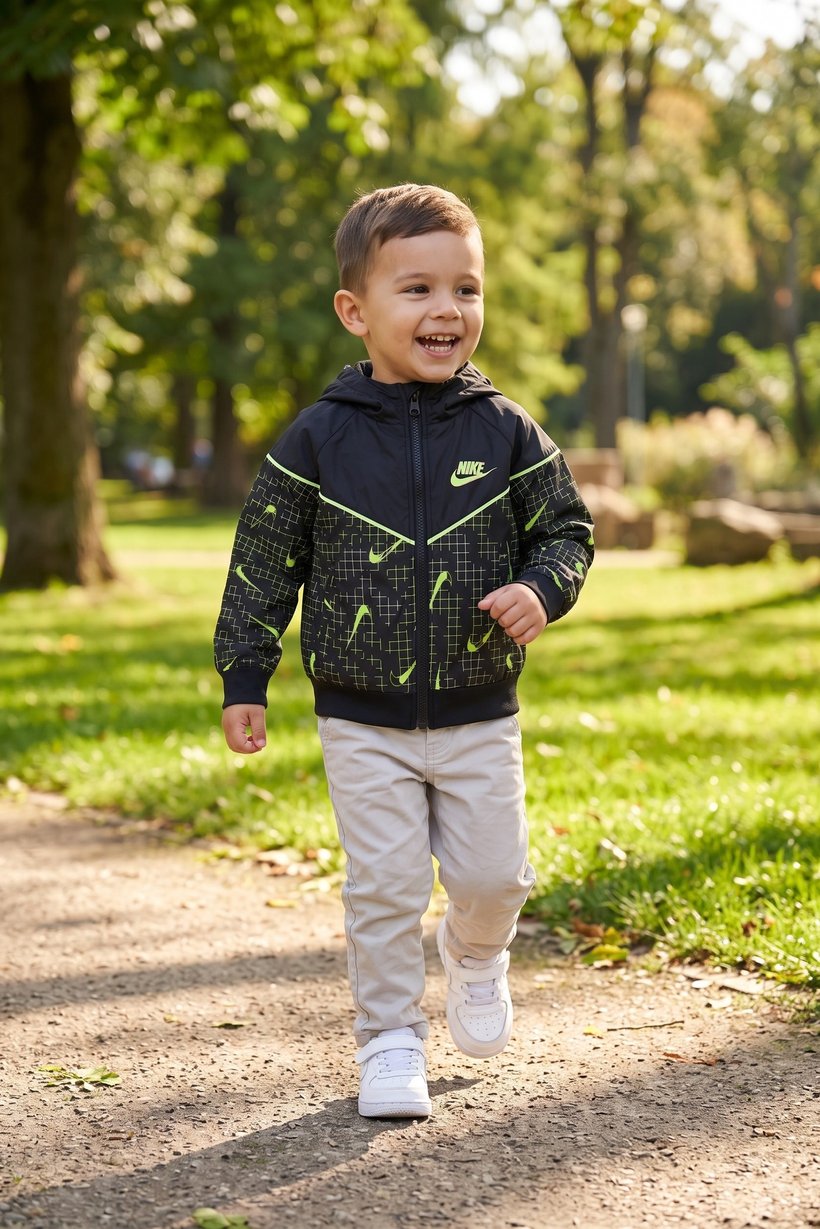 Toddlers Boy Sportswear Fit Training Jacket, Multicolor