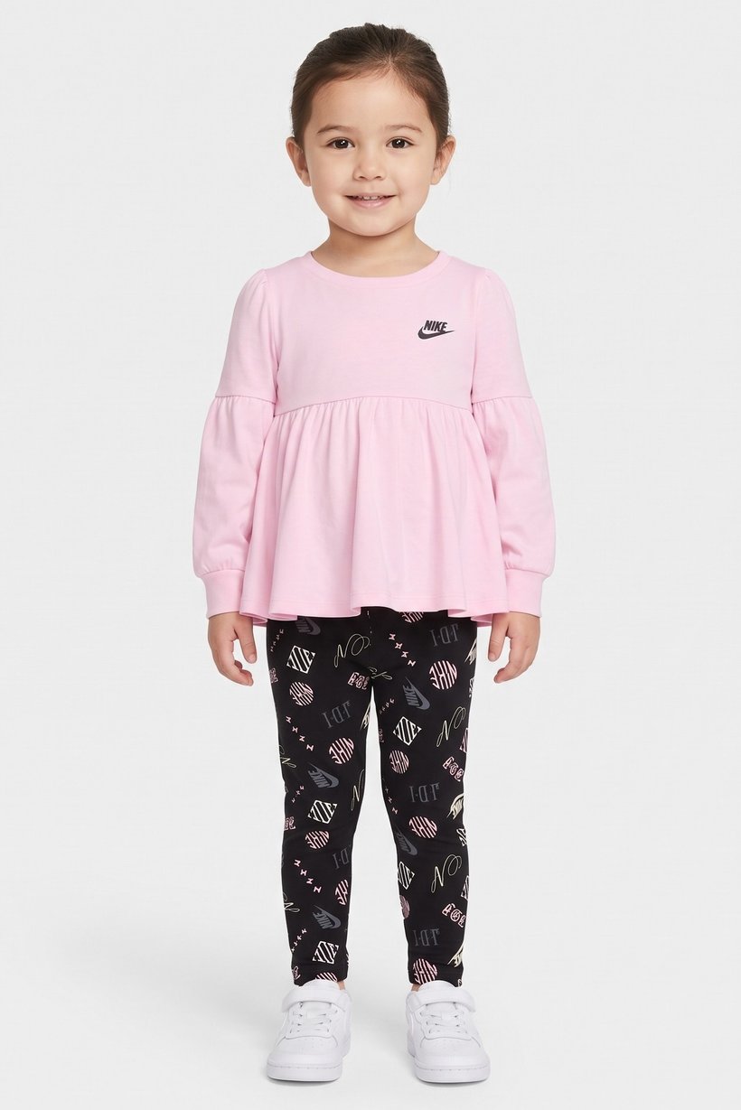 Toddlers Girl 2 Pcs Long Sleeve Top And Leggings Set, Multicolor