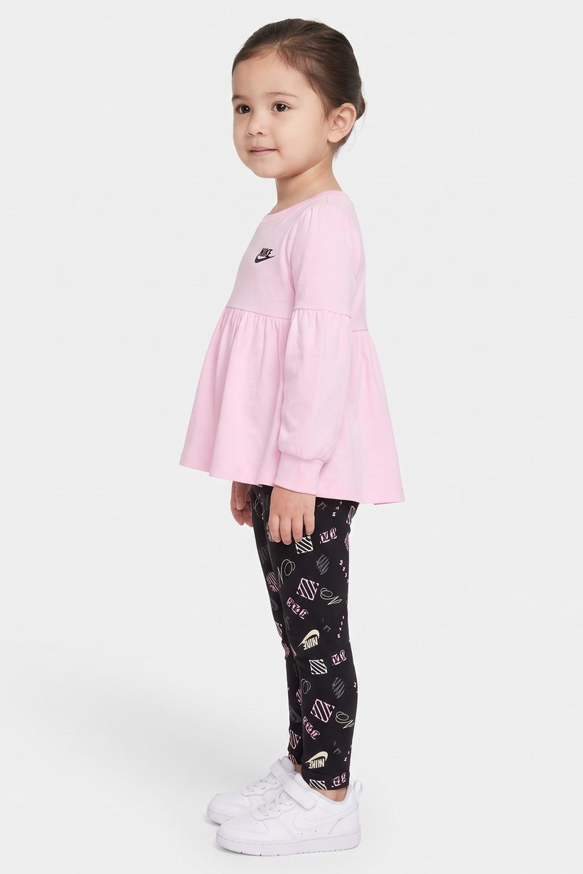 Toddlers Girl 2 Pcs Long Sleeve Top And Leggings Set, Multicolor
