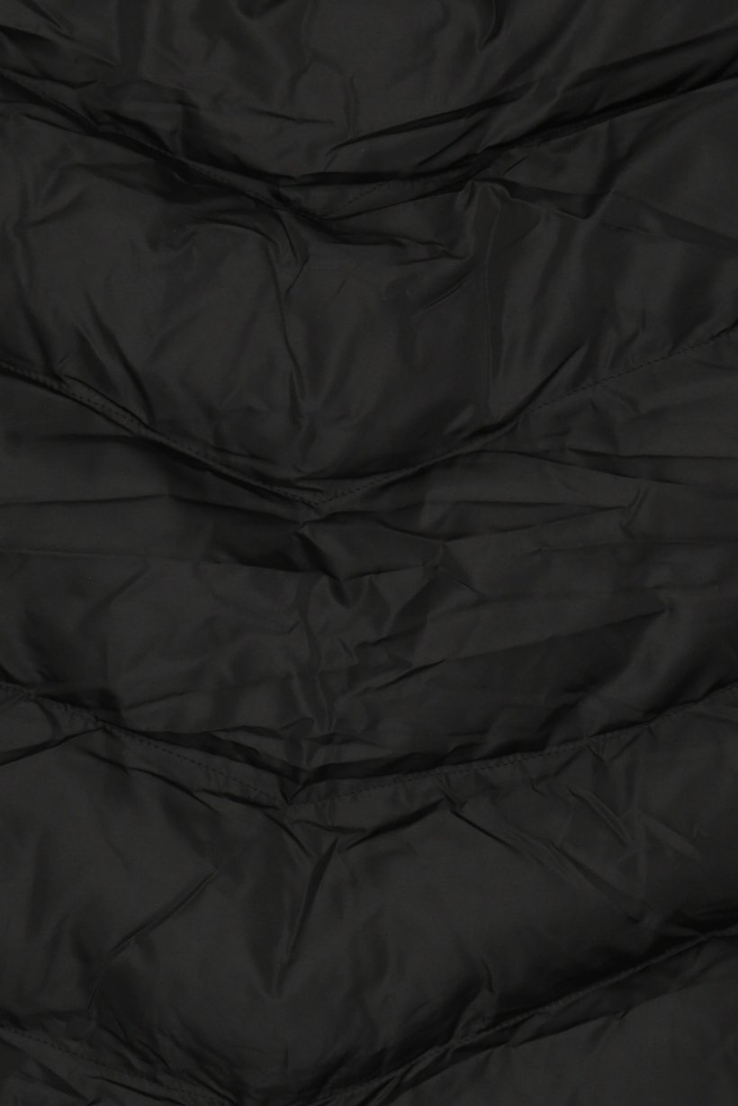 Women Quilted Puffer Vest Jacket, Black
