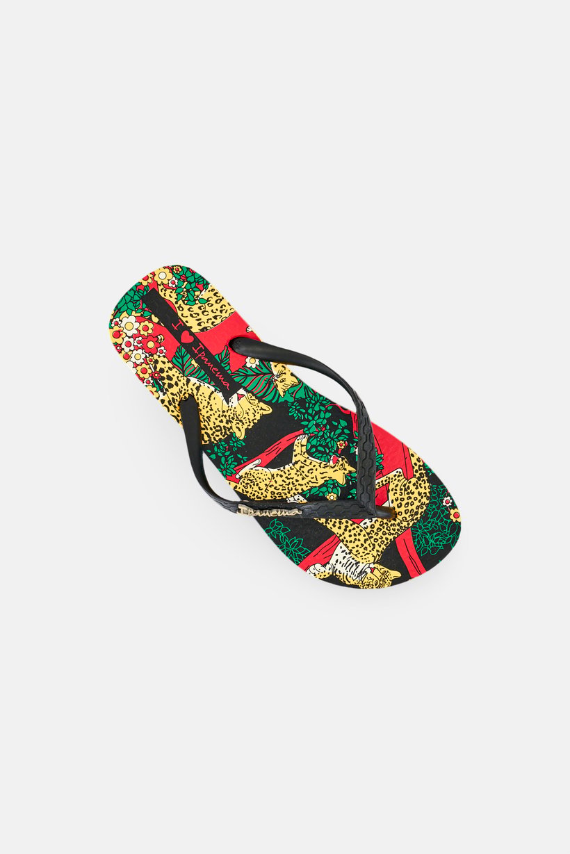 Women Cheetah Graphic Slippers, Multicolor