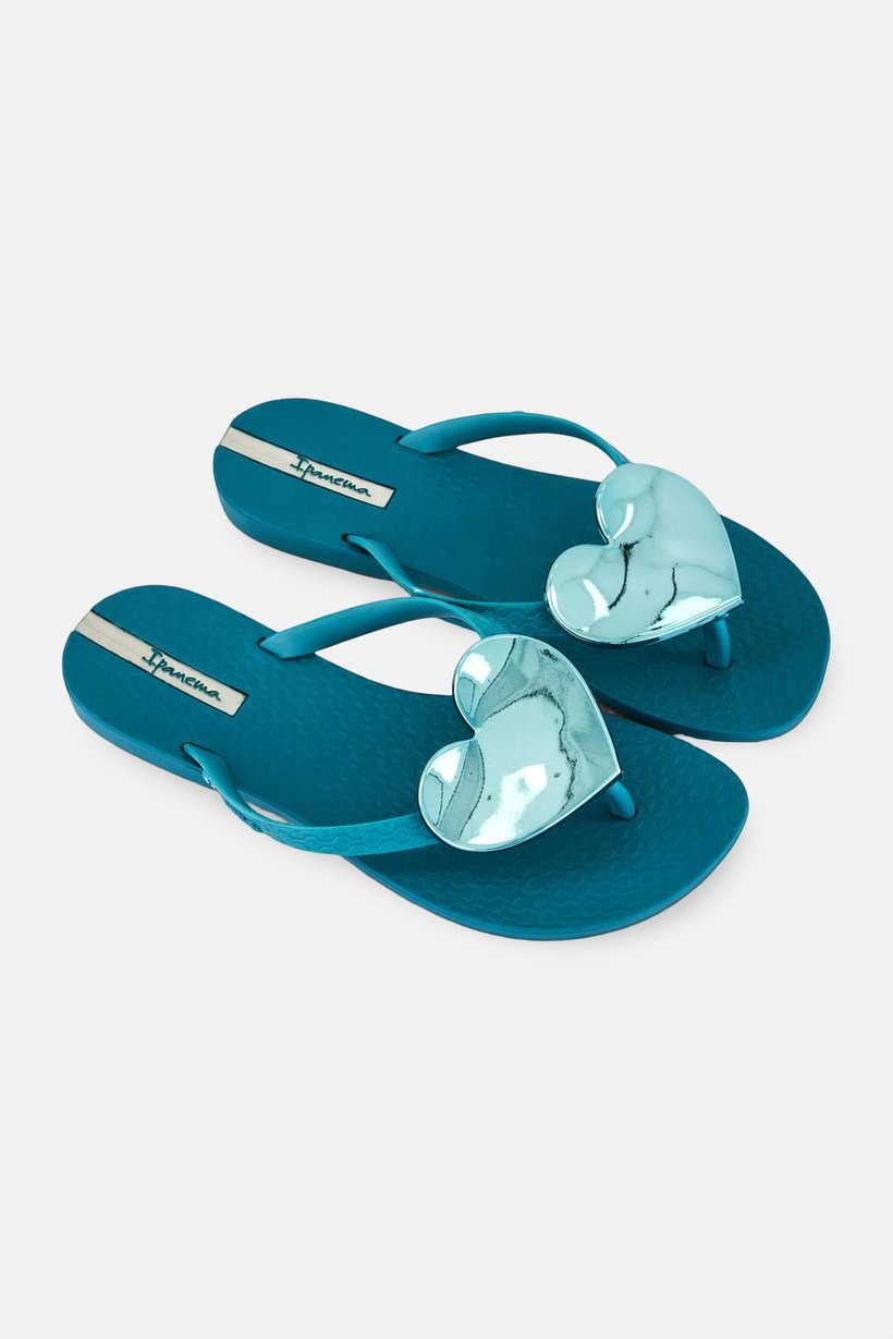 Kids Girl Maxi Fashion II Slip On Slippers, Teal Green