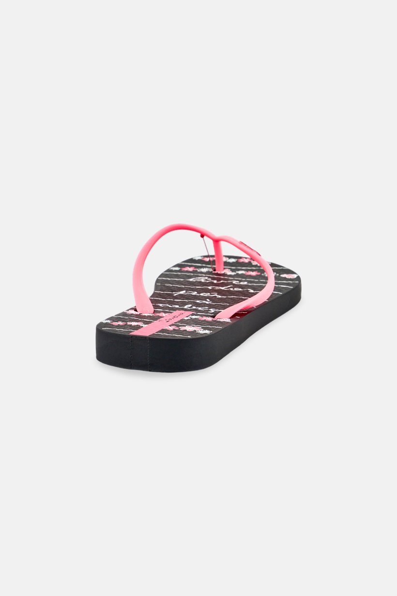 Women Printed Slipper, Black
