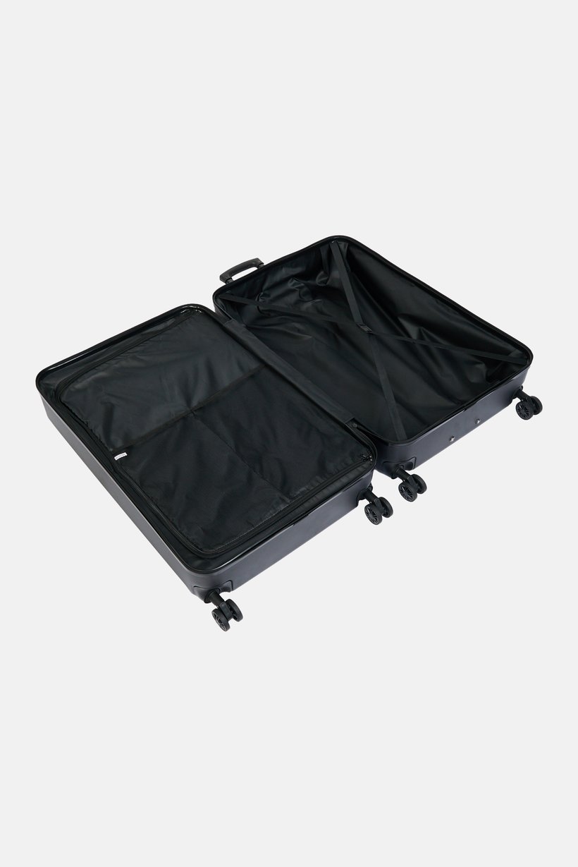 33 Inch Hard Shell Check In Spinner Luggage, Black