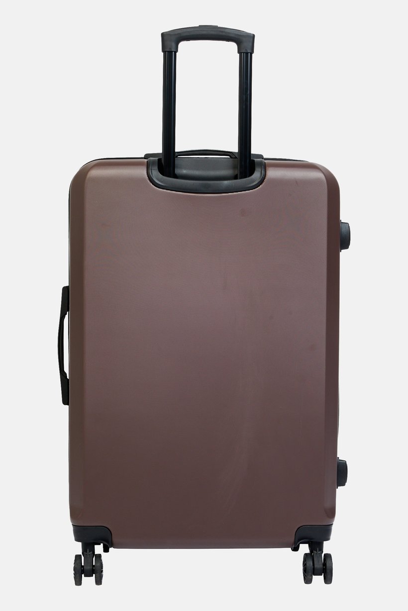 28 Inch Hard Shell Spinner Luggage, Seal Brown