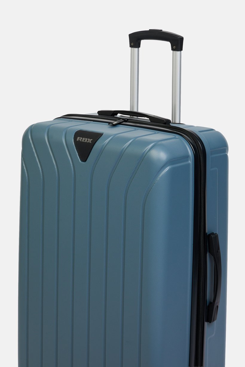 35 Inch Hardshell Check In Spinner Luggage, Dark Dusty Blue