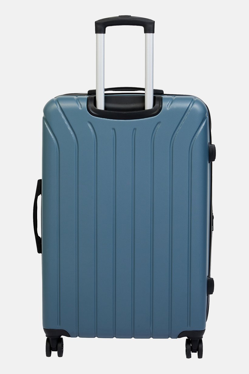 35 Inch Hardshell Check In Spinner Luggage, Dark Dusty Blue