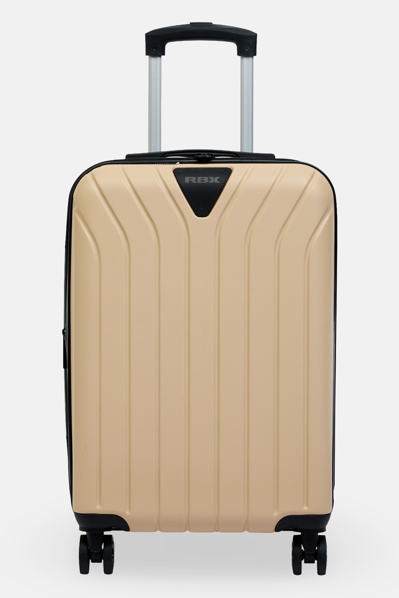 20 Inch Expandable Hard Shell Check-In Spinner Luggage, Beige