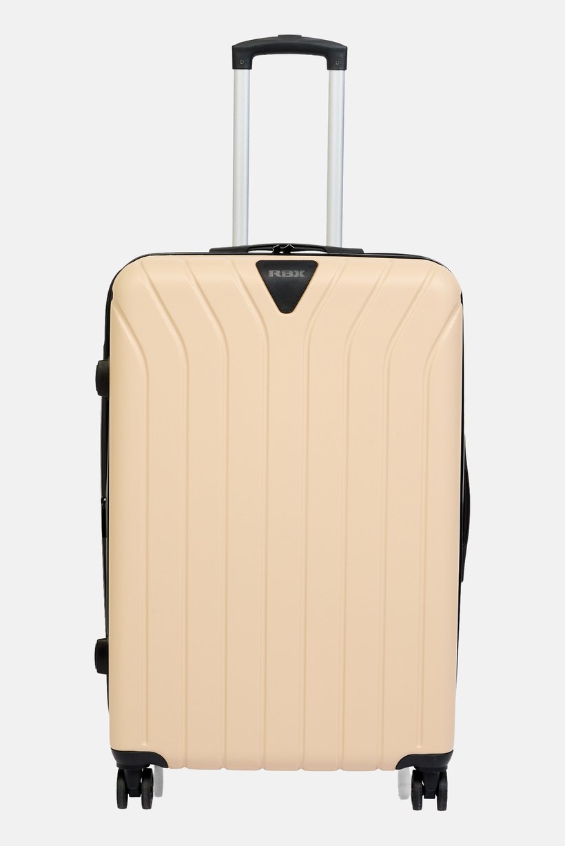 28 Inch Expandable Hardshell Check-In Spinner Luggage, Beige