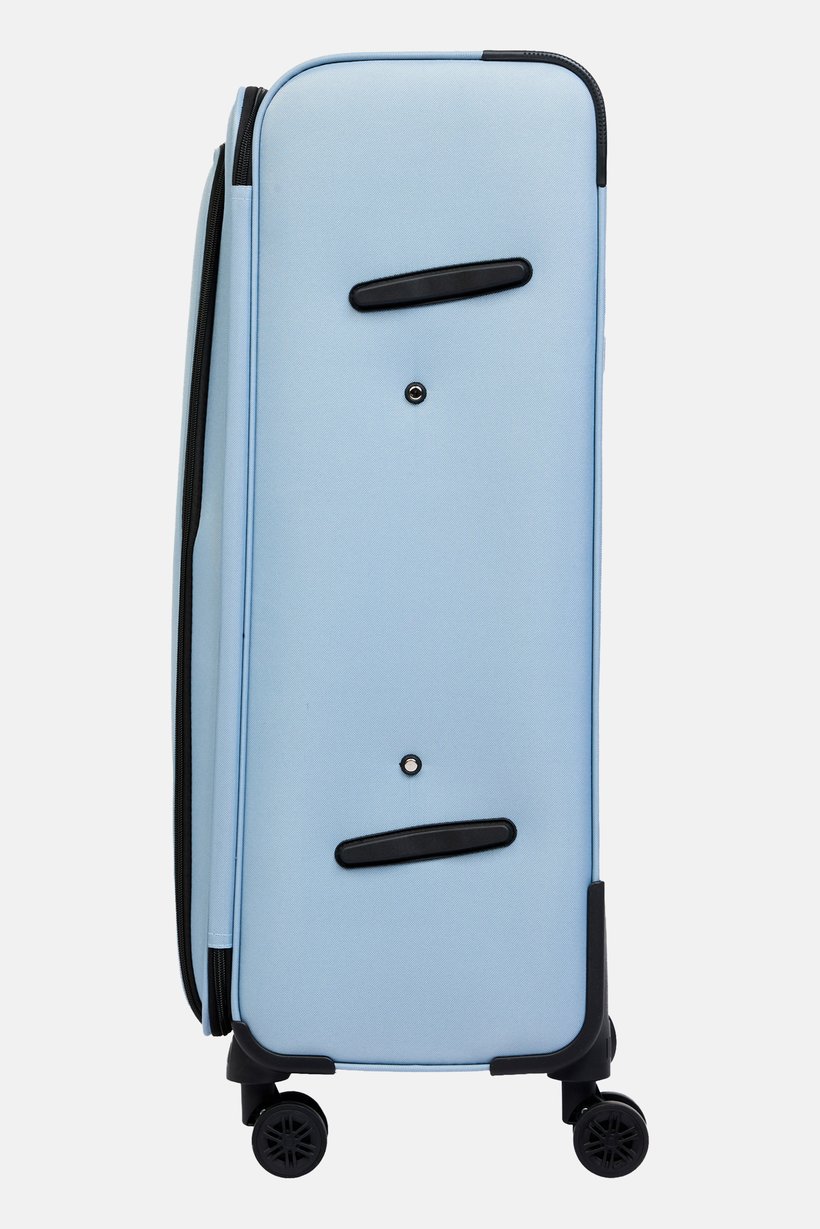 35 Inch Soft Side Cabin Spinner Luggage, Sky Blue