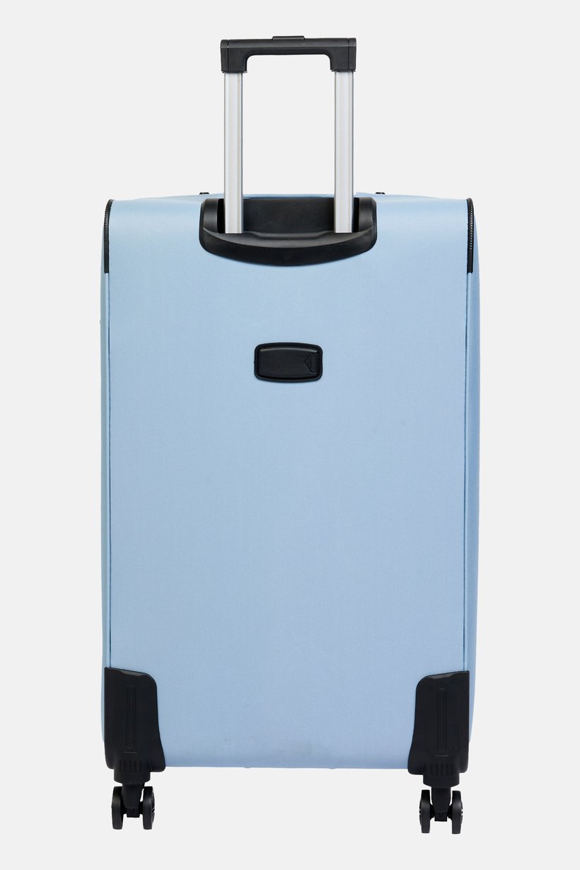 35 Inch Soft Side Cabin Spinner Luggage, Sky Blue