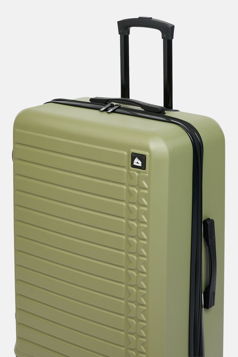 32 Inch Hard Shell Spinner Luggage, Deep Lichen