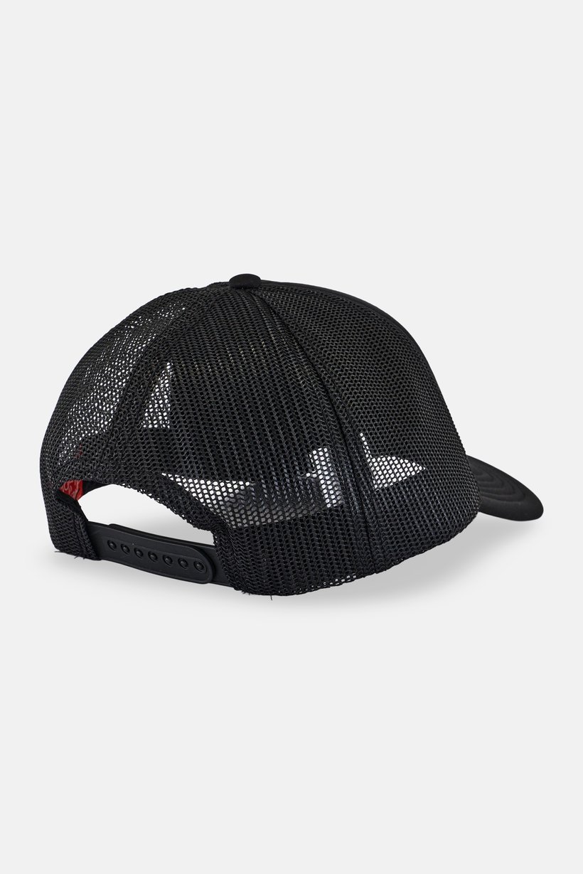 Men Graphic Print Baseball Cap, Black