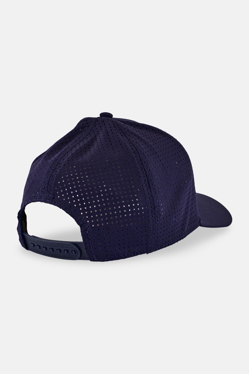 Men Graphic Print Baseball Cap, Navy