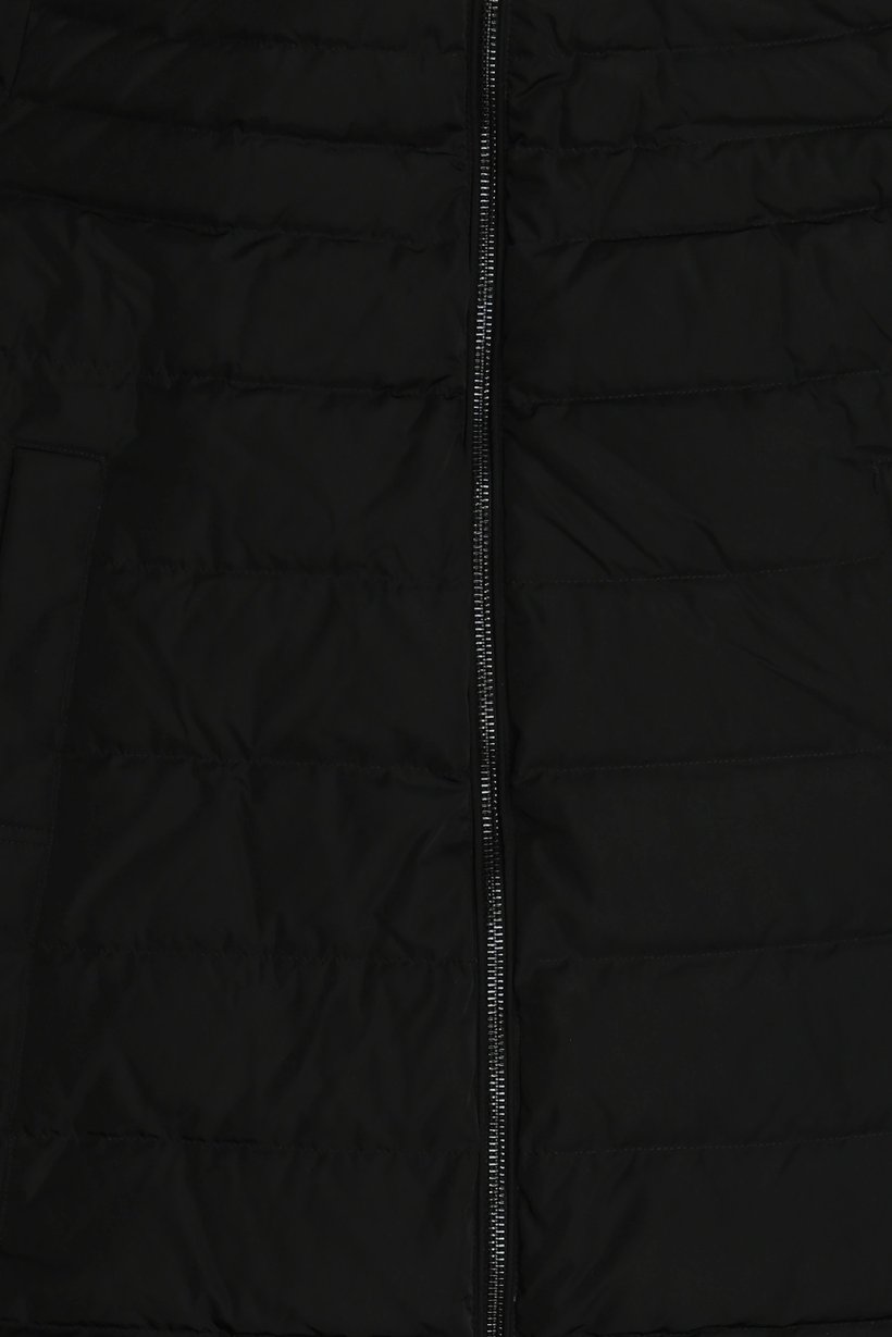 Women Plus Size Quilted Puffer Jacket, Black