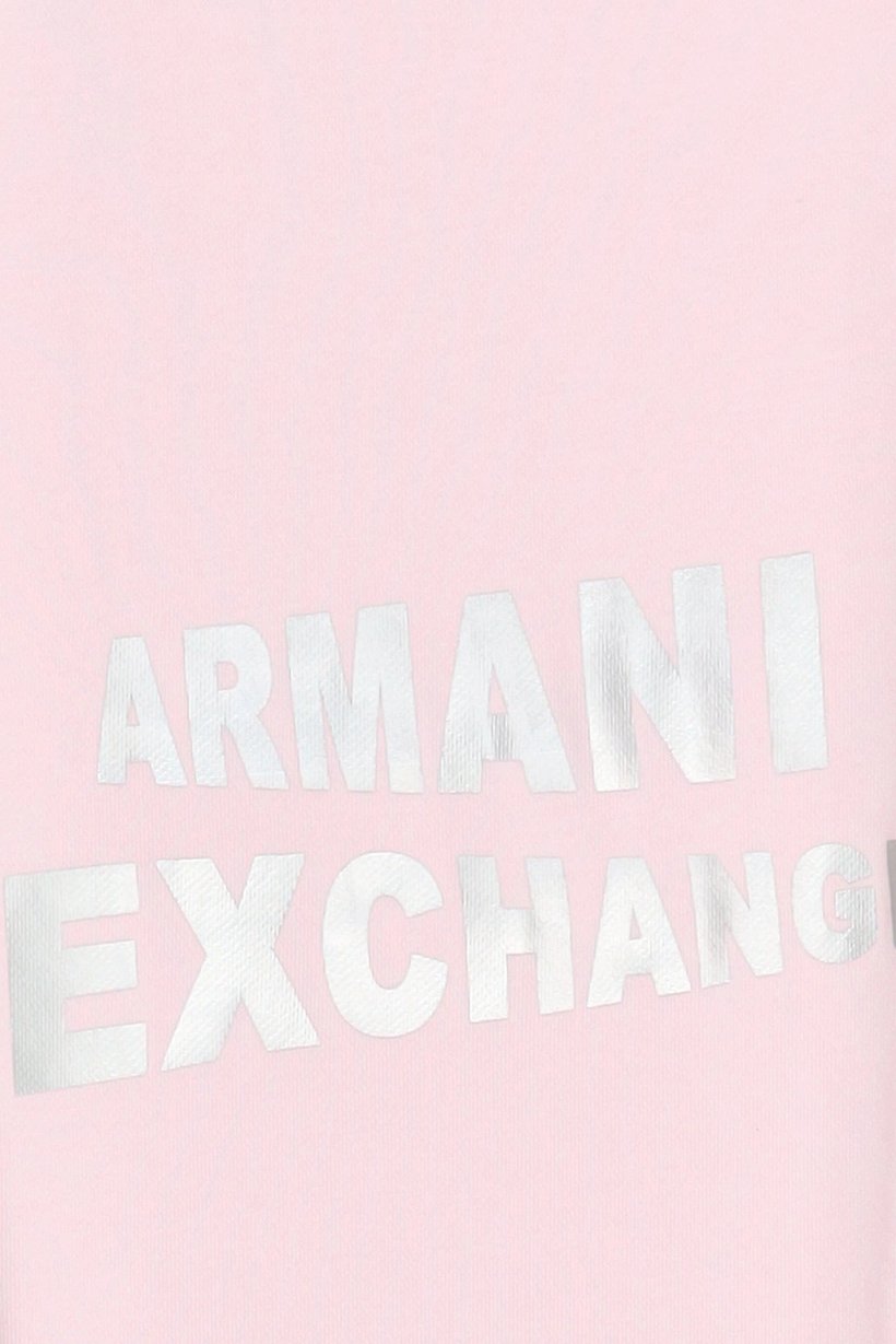 AX Armani Exchange Women Regular Fit Embroidered Logo Jogger Pants, Pink