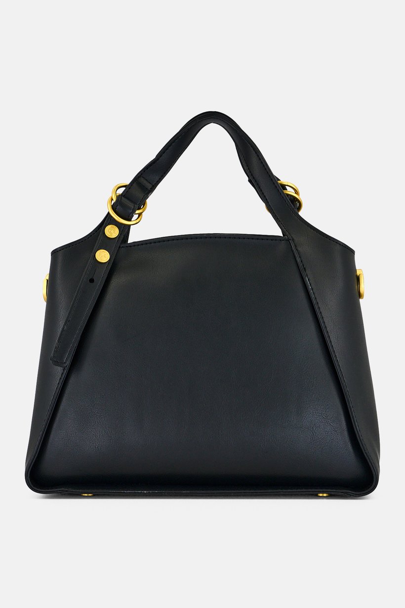 Women Brand Logo Cross Body Bag, Black