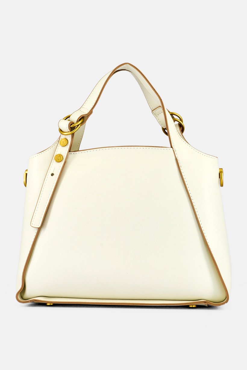 Women Brand Logo Cross Body Bag, White