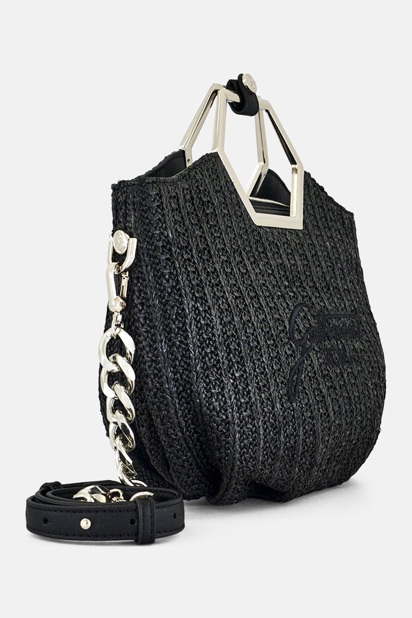 Women Brand Logo Cross Body Bag, Black