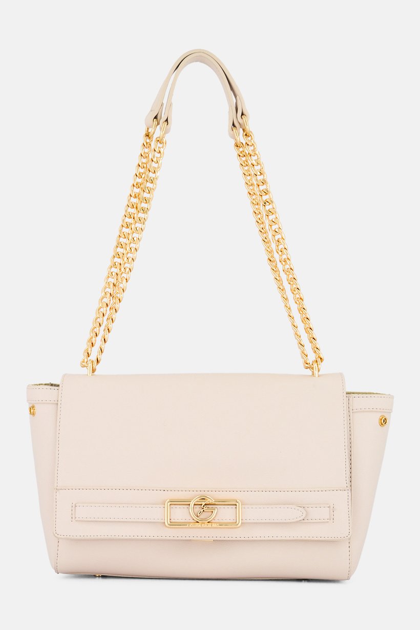 Women Brand Logo Shoulder Bag, Blush
