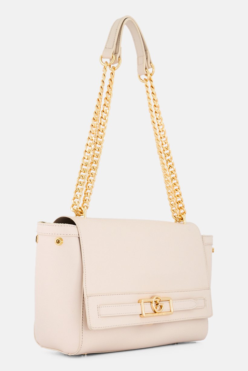 Women Brand Logo Shoulder Bag, Blush