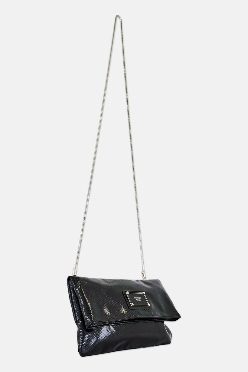 Women Animal Print Clutch, Black