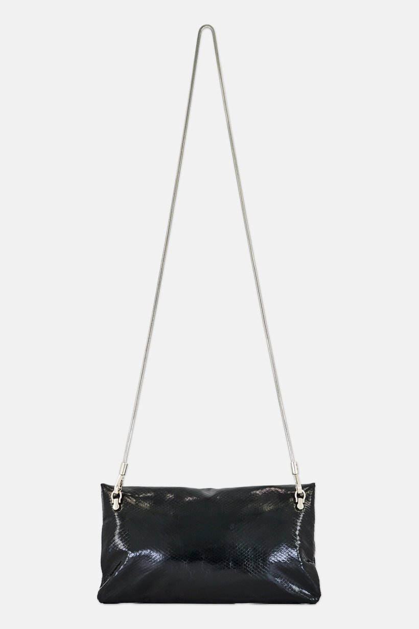 Women Animal Print Clutch, Black