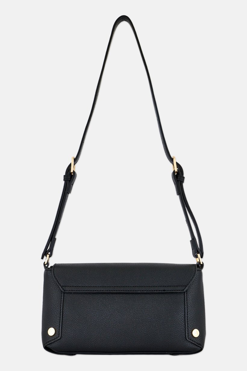 Women Brand Logo Cross Body Bag, Black